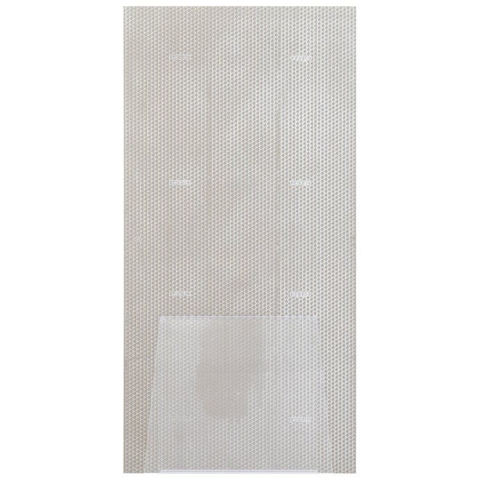 Classic venetian terrazzo floor white and grey