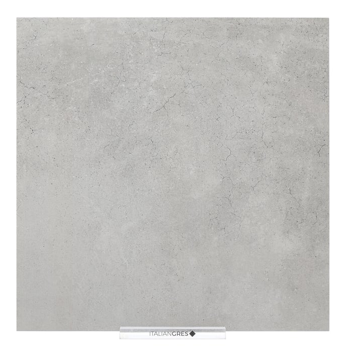 Carrelage effet béton gris clair