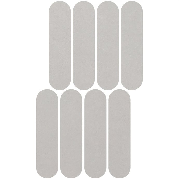 Grey concrete oval mosaic