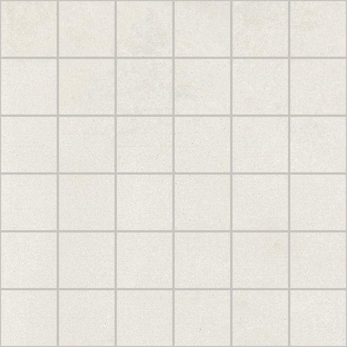 Mosaic 5x5 cm Ivory concrete