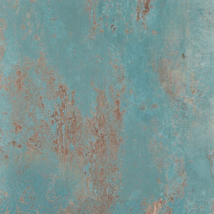 Oxidized iron tile green