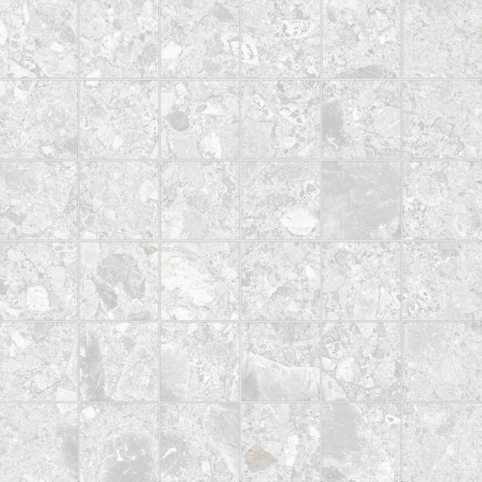 Milano White Ceppo di Gré mosaic