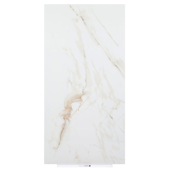 Glossy marble cream melange
