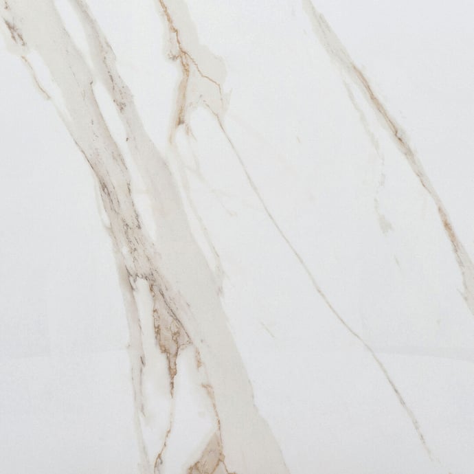 Glossy marble cream melange