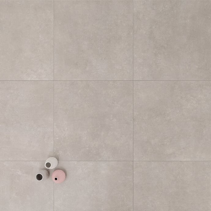 Betonoptik Feinsteinzeug - Taupe