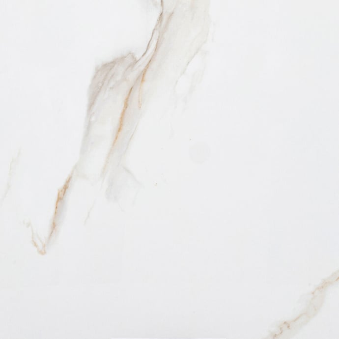 Calacatta semi polished marble