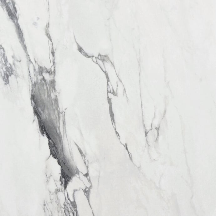 Marbre semi-brillant veiné gris foncé