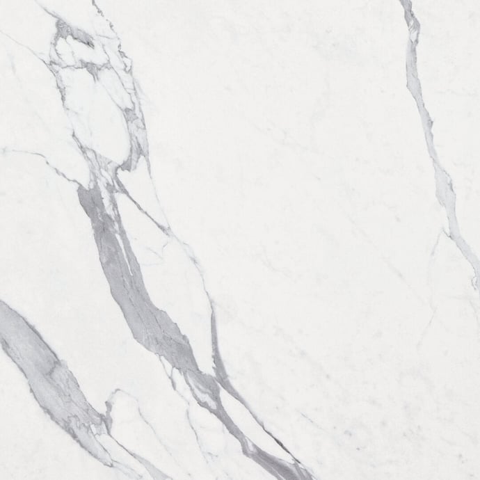 Matt Statuario marble with diagonal grey lines