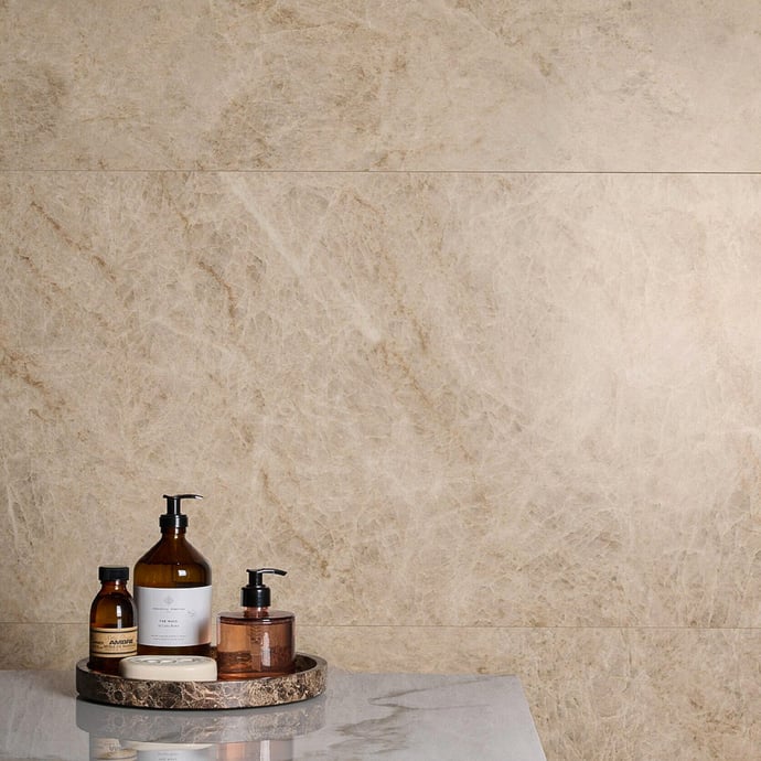 Glossy Royal beige marble
