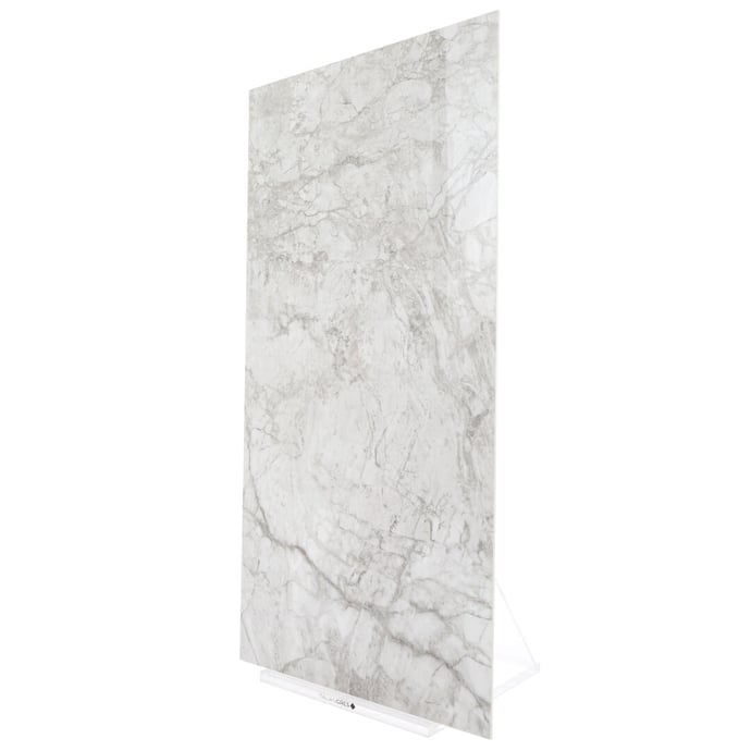 Glossy Royal silver marble