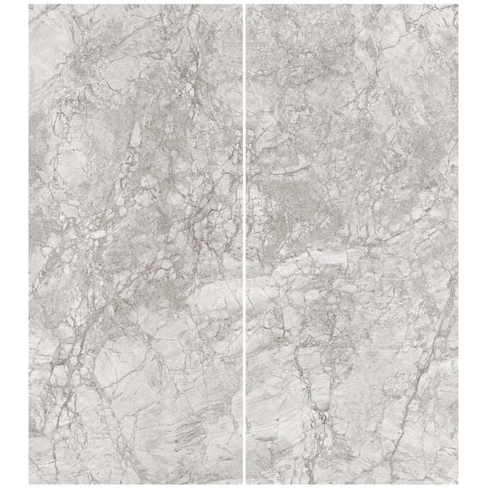 Glossy Royal silver marble slabs