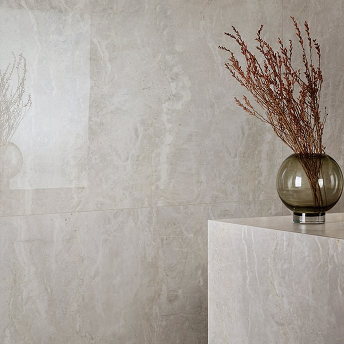 Glossy Royal ivory marble