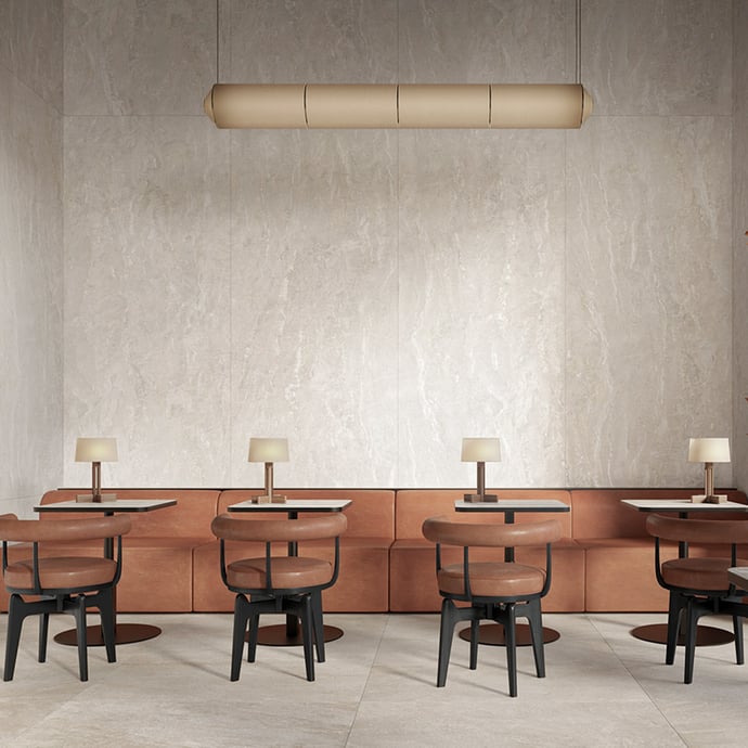Matt Royal ivory marble slabs