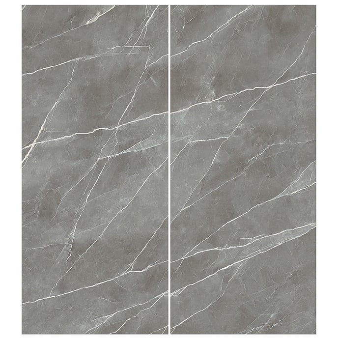 Glossy Royal grey marble slabs