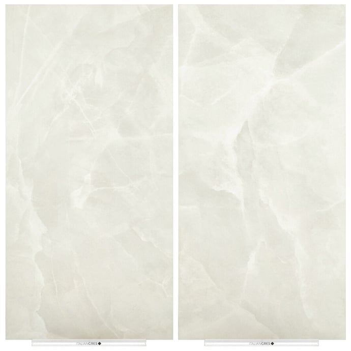 Onyx Ivory glossy marble