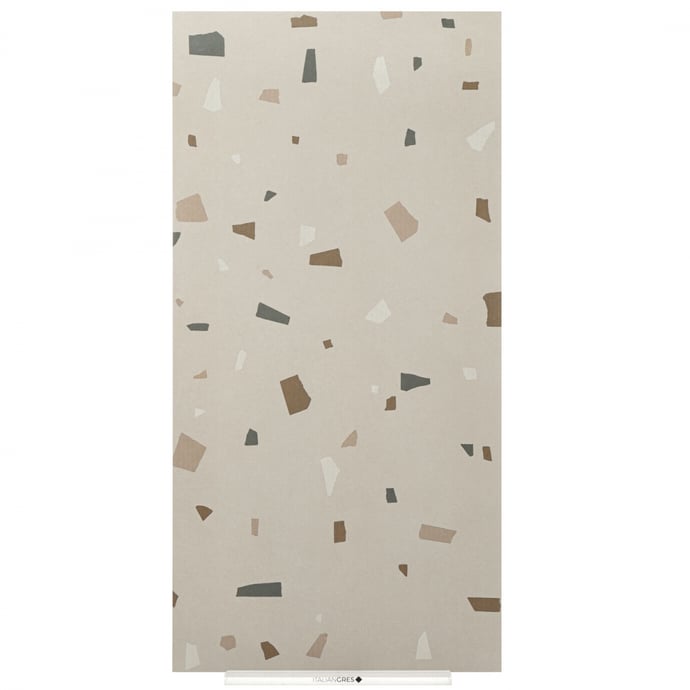Taubenfarbener venezianischer geometrischer Terrazzo