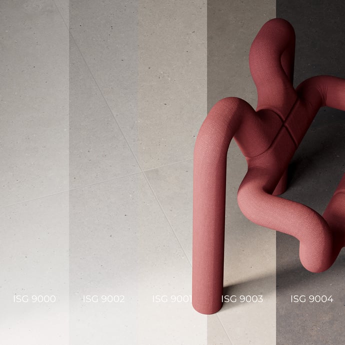White Uniform Dotted Stone