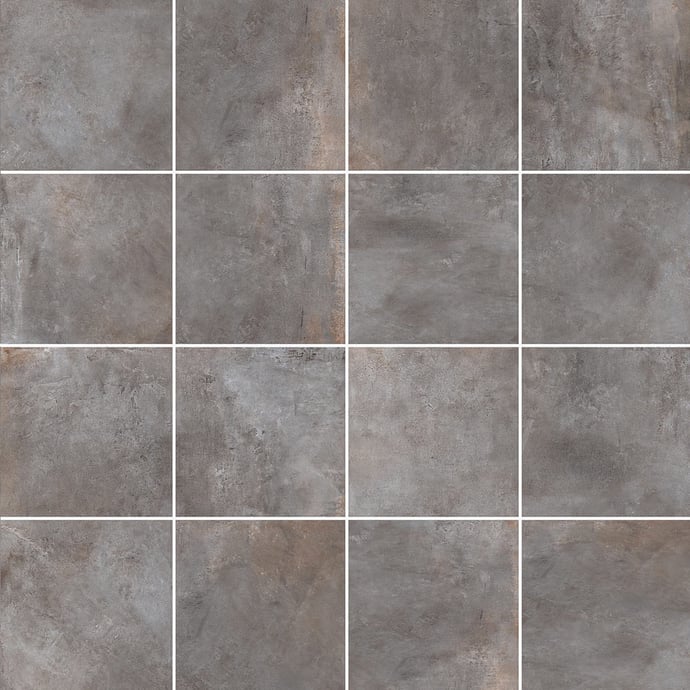 Dark grey industrial metallic tiles 20 mm outdoor