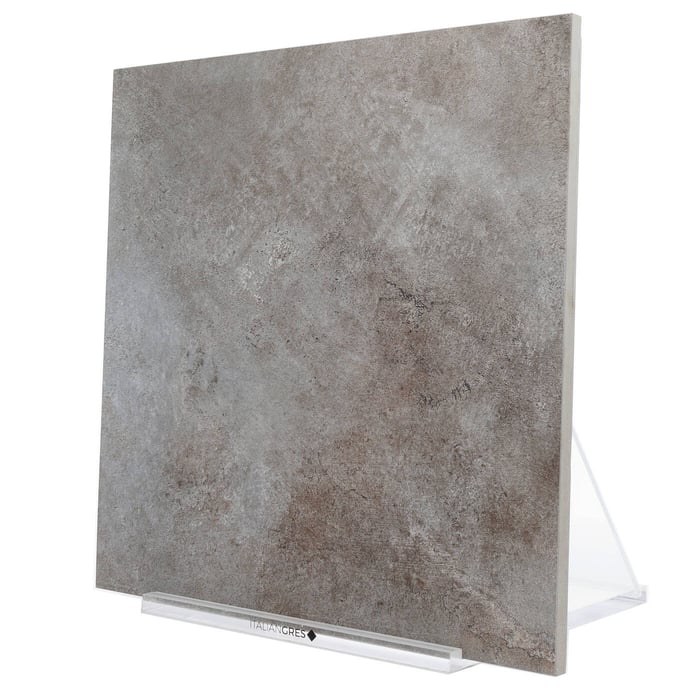 Dark grey industrial metallic tiles 20 mm outdoor