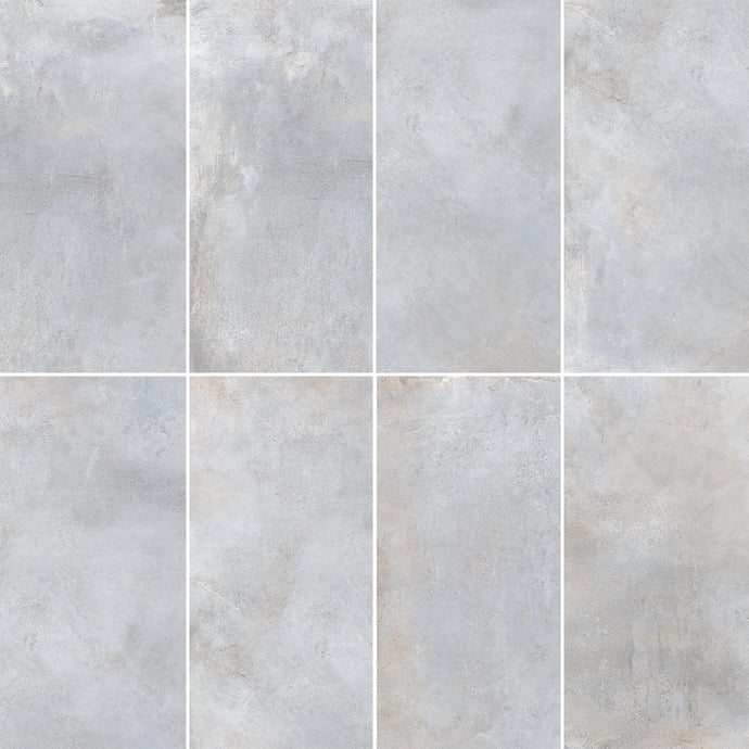 Grey industrial metallic tiles 20 mm outdoor