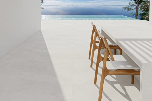Maddalena White Stone 20 mm Outdoor