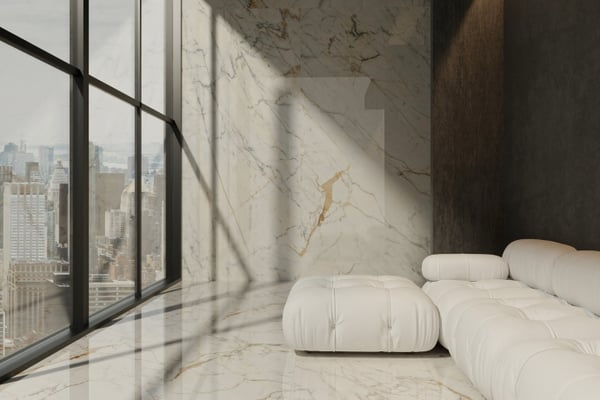 Manhattan Gold - Glossy Marble