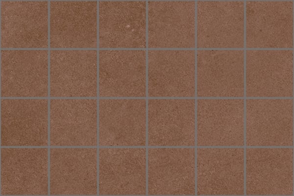 Pastel Concrete Flame Mosaic 5x5 cm