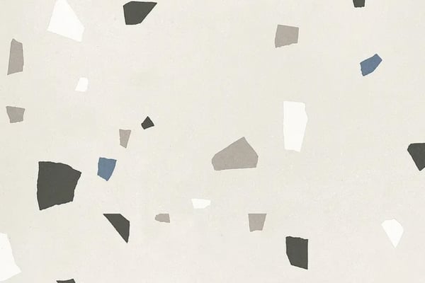 Geometric Terrazzo White