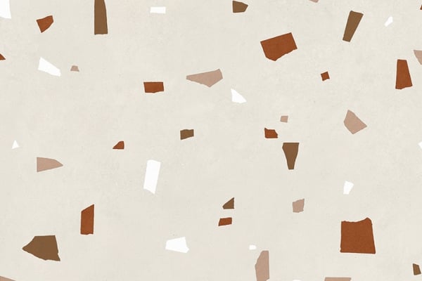 Terrazzo Géométrique Ivoire