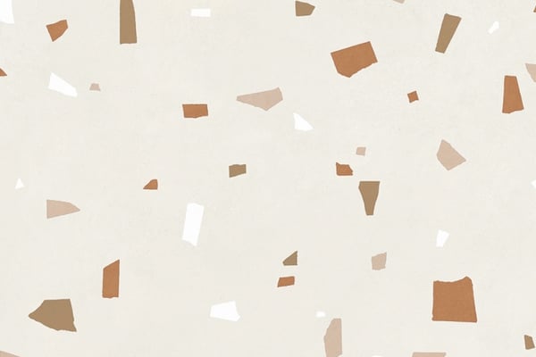 Terrazzo Géométrique Ivoire