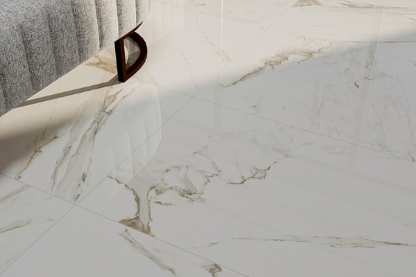 Traditional Gold Calacatta - Glossy Marble