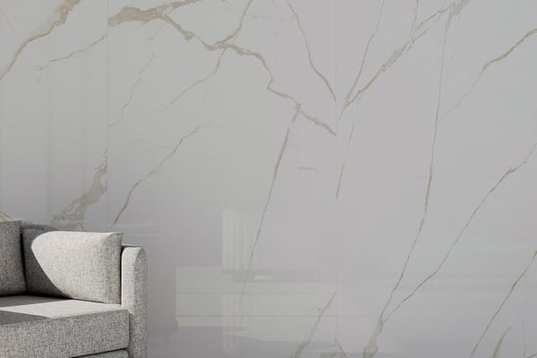 Traditionnel Calacatta Oro - Marbre Brillant - 6 mm