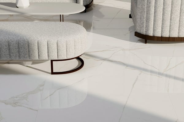 Traditional Gold Calacatta - Glossy Marble 6 mm