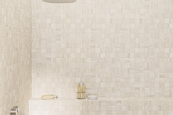 Roma Vein Navona - Travertine Mosaic