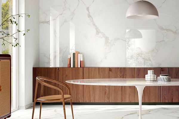 Imperial White - Glossy Marble 6 mm