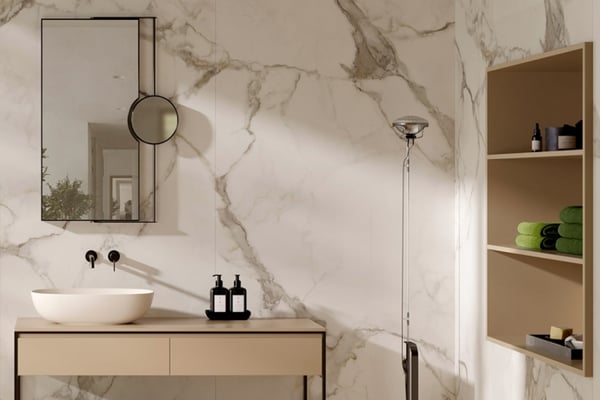 Imperial White - Matte Marble 6 mm